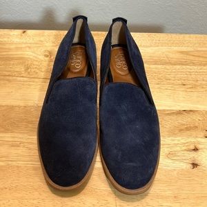 Navy blue loafers